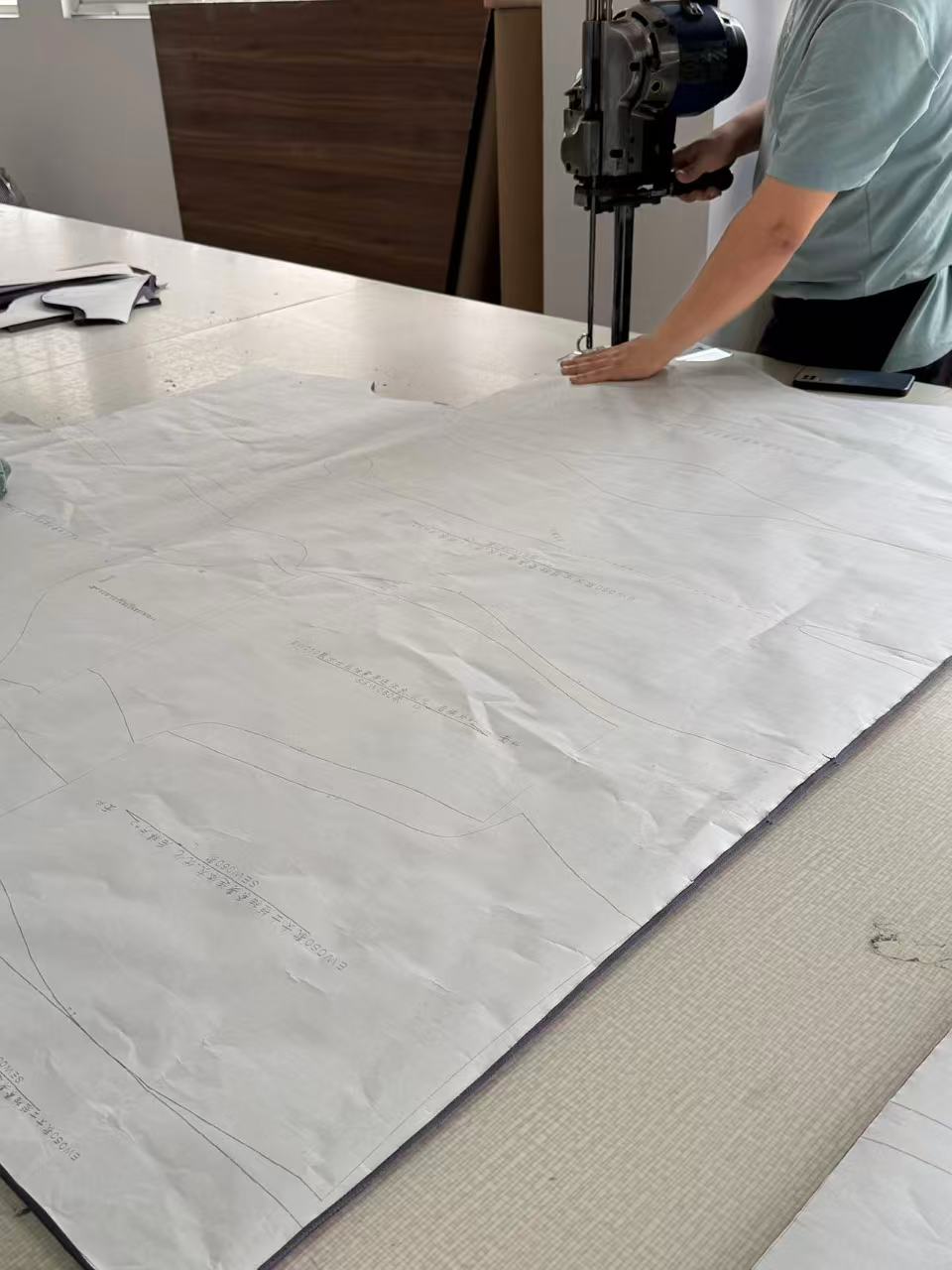 Pattern and cutting process